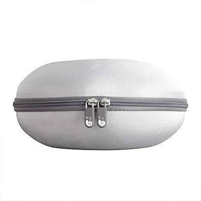 Hermitshell Hard Travel Case for BERIBES/TOZO HT3 / TOZO HT2 Hybrid Active Noise Cancelling Headphones (Silver) - color: silver