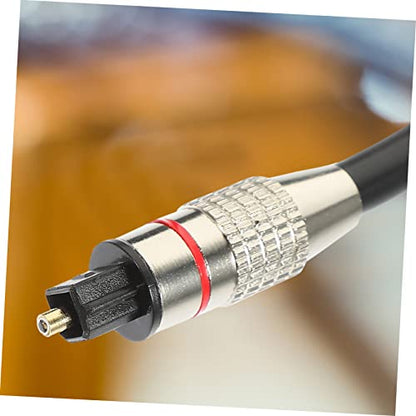 Optical Audio Cable 0.2m Square Connector with Gold-Plated Ends