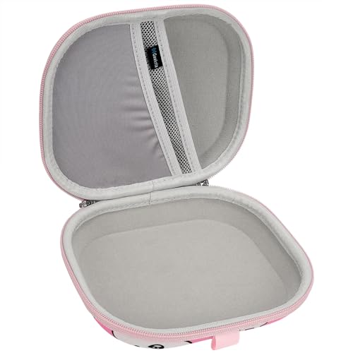 Geekria Shield On-Ear Headphones Case Compatible with JBL Tune 520BT, Tune 510BT, Tune 660NC, Live 400BT, Replacement Hard Shell Travel Carrying Bag with Cable Storage (Pink) - color: pink