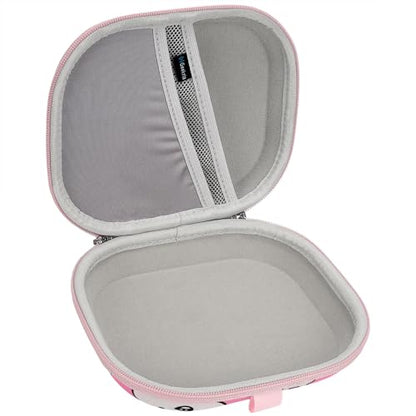 Geekria Shield On-Ear Headphones Case Compatible with JBL Tune 520BT, Tune 510BT, Tune 660NC, Live 400BT, Replacement Hard Shell Travel Carrying Bag with Cable Storage (Pink) - color: pink