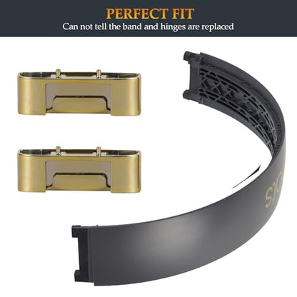 Beat Studio 3 Headband and Hinges Same as the OEM Arch Band + Hinge Repair Kit Compatible with Beats Studio3/A1914, Studio 2 Wired/Wireless (B0500/B0501), Studio Pro/A2924 Headphones (Shadow Gray) - color: Gray