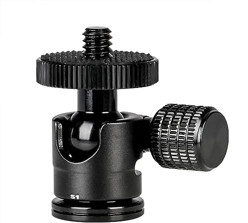 koolehaoda 3/8 Mini Ball Head for Camera Tripod Monopod (3/8 Ball Head) - size: 3/8-ballhead