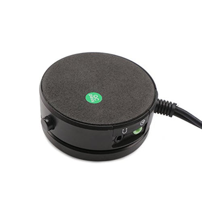 DROK® Computer Speakers Headphones Audio Switch Converter Volume Control, Speaker Switching Device for Switching Back and Forth Between Computer Audio and Headphones with 5 Feet Cable