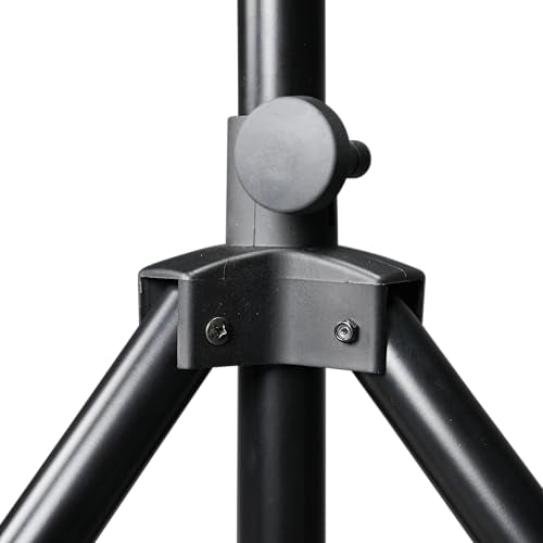 Gator Frameworks Rok-It Series Set of Lightweight Aluminum Tripod Speaker Stand with Carry Bag, Dual-diameter 35mm to 38mm Pole and Supports up to 120 lbs (RI-SPKRSTDSET-200-AL) - style: Single Stand