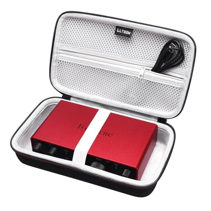 LTGEM Case for Focusrite Scarlett 2i2 4th/Solo 4th 3rd Gen Audio Interface