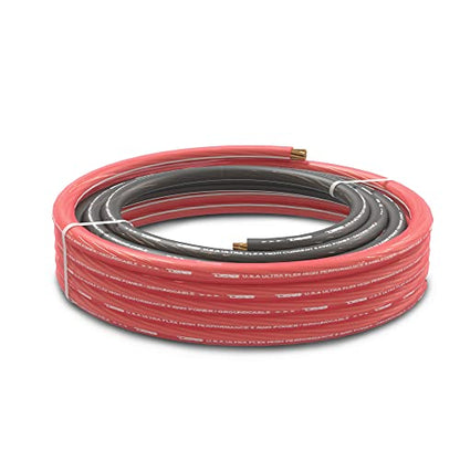 DS18 PW-OFC8GA-5BK/20RD Ultra Flex Power Wire OFC 8 Gauge, 5ft-Black and 20ft-Red - Power Amplifier Wiring Kit