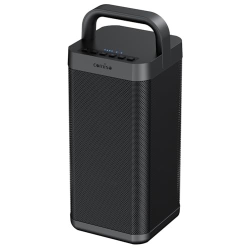 comiso Portable Bluetooth Speaker, Deep Bass, 150W Peak, IPX6 Waterproof