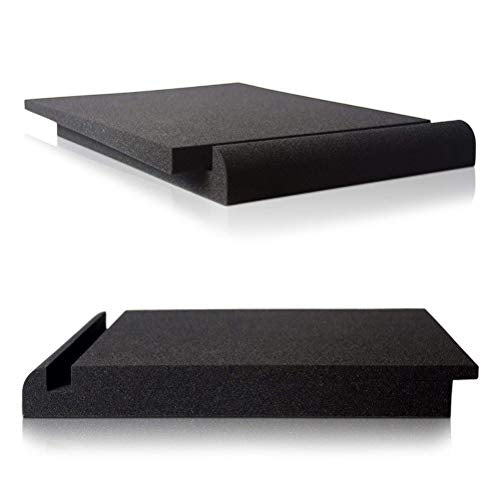 Speaker Isolation Pads,High Density Shockproof Foam Risers,2Pcs Studio Monitor Isolation Pads High Density Acoustic Foam