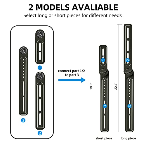 Universal Sound Bar Mount Bracket for Above/Under TV, Fits 23-65 Inch TVs, up to 22 lbs by XINLEI SBR301 - color: SBR301