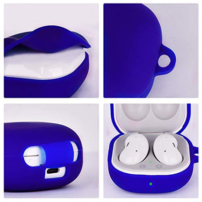 AIRSPO Silicone Case Compatible with Samsung Galaxy Buds 2 Pro/Galaxy Buds 2/ Galaxy Buds Pro/Galaxy Buds Live Case (Cobalt Blue) - color: Cobalt Blue