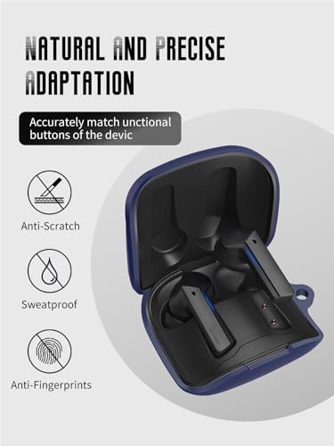 Case for ASUS ROG Cetra in-Ear Earbuds (Dark Blue) - color: Dark Blue, size: In Ear