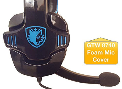 Global Teck Worldwide Foam Gaming Microphone Windscreen Covers 6pk I Compatible with Headphones by Turtle Beach Recon, Elite Pro, Sades SA708, Logitech Prodigy, Kotion G2000, 8740-06 - color: 6-pack