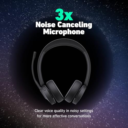 Yealink HA64 Pro Duo Wireless Headset, DECT & Bluetooth, Noise Cancelling | Up to 600 ft DECT range and 32H Bluetooth talk time keep you connected all day, in office or out - style: Dual Speaker