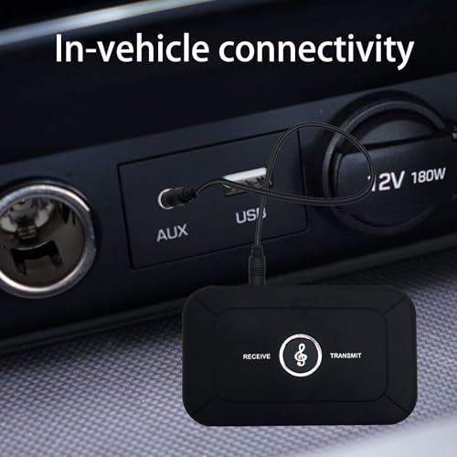 Bluetooth Audio Transmitter Receiver, 2 in 1 Bluetooth 5.3 Adapter for Bose Wave Radio IV III II Awr1b1 Awr1b2, TV, Computer, MP3 and Gym - Connect Speakers for Seamless Streaming