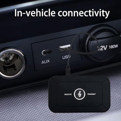 Bluetooth Audio Transmitter Receiver, 2 in 1 Bluetooth 5.3 Adapter for Bose Wave Radio IV III II Awr1b1 Awr1b2, TV, Computer, MP3 and Gym - Connect Speakers for Seamless Streaming