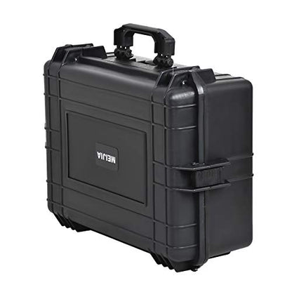 MEIJIA Portable Waterproof Protective Hard Case, Camera Case with Customizable Fit Foam Inserted,Fit Use of Drones,Camera,Equipments, Elegant Black (22.4"X16.73"X8.46") - size: 22.4"X16.73"X8.46"