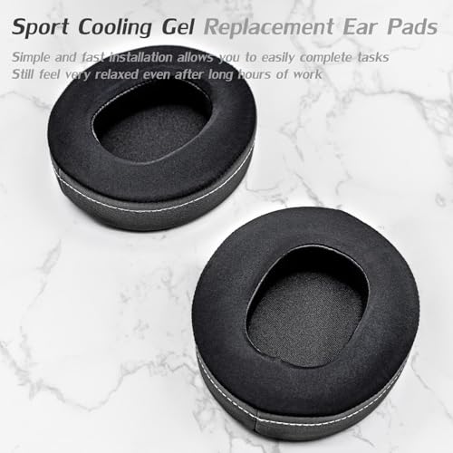 LS50X Replacement Ear Pads Compatible with LS50X LS35X LS41 LS31 Headset (Cooling Gel Fabric)