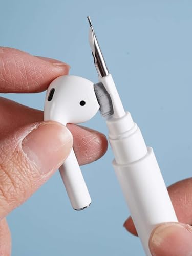 3-in-1 Wireless Earphone Cleaning Kit, Portable Earbud Cleaner Tool for Headphones, Charging Cases and Small Device Crevices
