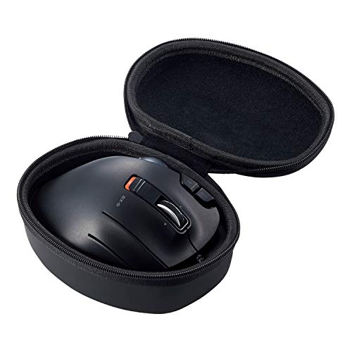 ELECOM Official Hard EVA Travel Protection Storage Case Replacement for M-XT2&3 Series, Wired/Wireless Thumb Control Trackball Mouse, Ergonomic Design, Optical Gaming Sensor - Case Only (BMA-XT2BK)