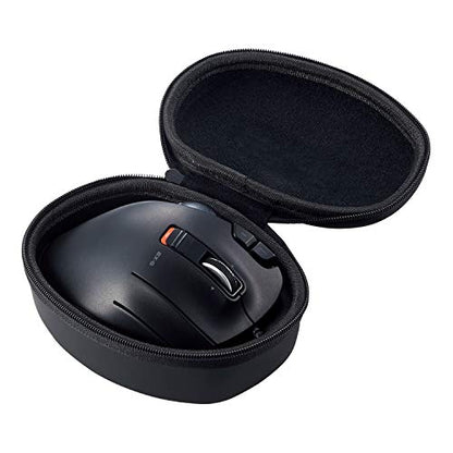 ELECOM Official Hard EVA Travel Protection Storage Case Replacement for M-XT2&3 Series, Wired/Wireless Thumb Control Trackball Mouse, Ergonomic Design, Optical Gaming Sensor - Case Only (BMA-XT2BK)