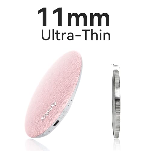 Kinglucky Mini Bluetooth Pillow Speaker, Pink | Built-in Pink Noise White Noise Sound Machine, Under Pillow Design, Headphone-Free, Rechargeable For Side Sleeper - color: Pink