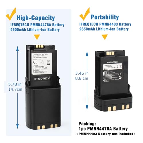 PMNN4403 Battery for Motorola APX7000 APX6000 APX8000 SRX2200N Radio Battery NNTN8930 Pmnn4486a NNTN7038A NNTN7038B 2650mAh
