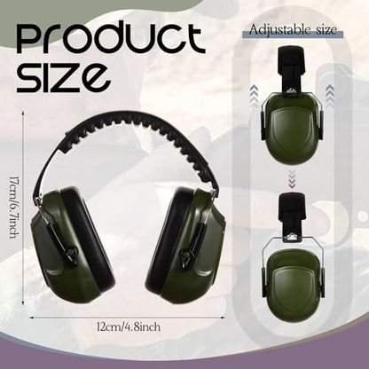 12 Pcs Adults Kids Ear Protection Noise Cancelling Headphones Shooting Ear Muffs Bulk 27dB Noise Reduction Earmuffs Hearing Protection for Gun Range Outdoor Mowing - size: Universal Fit (kids & Adults), style: Shooting Style 2