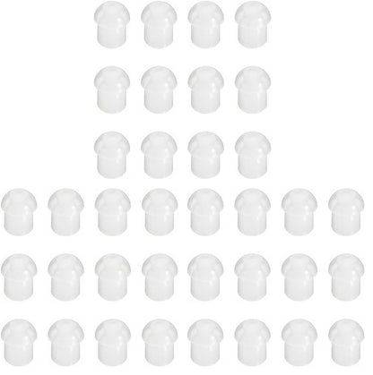 Zotech Replacement Standard Mushroom Earbud Ear Tips for Motorola Kenwood Two Way Radio Coil Tube Audio Kits/Transparent Acoustic Tube Earpieces (Pack of 3) - size: medium (Pack of 3)