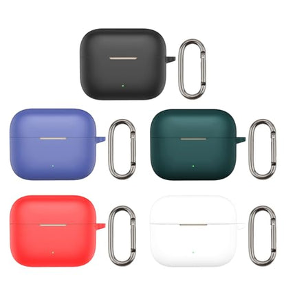 Scratchproof Case Shockproof Skin Wrap for Buds Clip Enclosure Housing Washable Silicone Sleeve Enhances Grip - color: Red