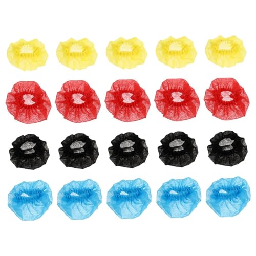 Toyvian 120pcs Disposable Non-woven Microphone Covers Protects against Saliva and Noise for Recording Studios Meetings and Events
