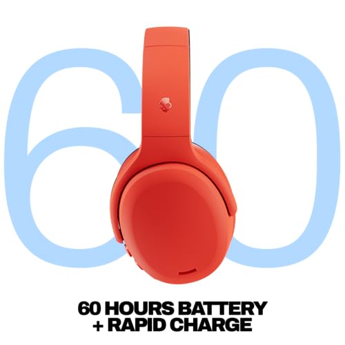 Skullcandy Crusher ANC 2 Noise Cancelling Wireless Headphones - Plasma | Multi-Sensory Crusher Bass, Over-Ear Fit, Bluetooth, 60 Hours Battery, Working Out, Gym, Travel, Studying, Music, Gaming - color: Plasma
