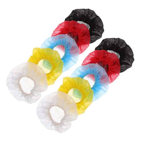 jojofuny 100pcs Disposable Microphone Covers Non Woven Protective Caps for Karaoke Recording Studio Speech Versatile Mic Cover Replacement for Various Occasions