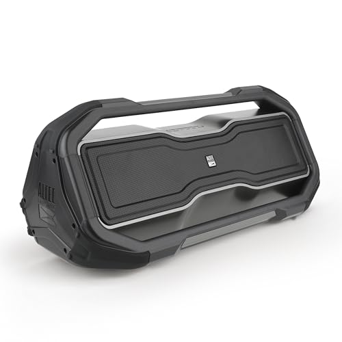 Altec Lansing - Portable Bluetooth Speaker, Waterproof IP67 - color: Steel Grey