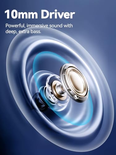 Bluetooth Headphones, Wireless Earbuds for Sports, IPX6 Sweat-Proof Neckband Headphones for Running Workouts, Magnetic in-Ear Earphones with Mic for Clear Calls