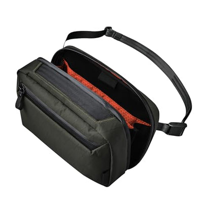 ALPAKA Elements Tech Case 테크 파우치 전자 정리함 여행용 케이스, Green-2.3L-X-Pac VX21 | 내후성 원단, YKK 아쿠아가드 지퍼, 탈착식 어깨끈, 전자 제품 및 액세서리, 일상 업무 여행에 이상적 - color: Green-2.3L-X-Pac VX21