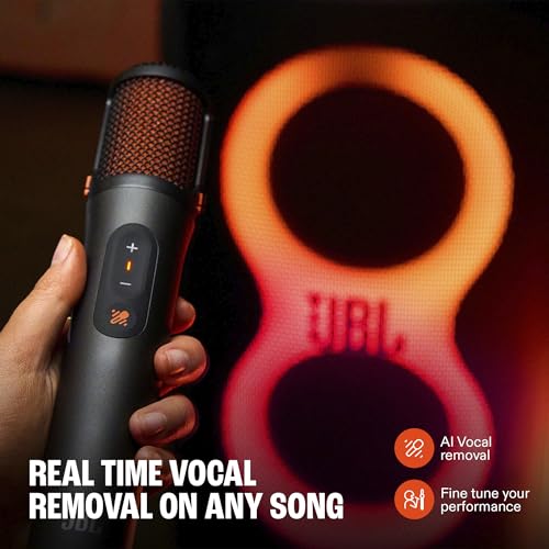 JBL EasySing Mics - Real-Time Vocal Removal - Black