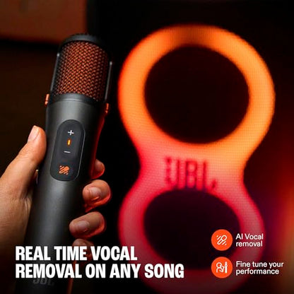 JBL EasySing Mics - Real-Time Vocal Removal - Black