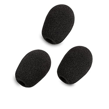 LEFXMOPHY Blackshark Pop Filter Replacement for Razer BlackShark V2 / V2 Pro / V2 X/Kaira Pro Gaming Headset Microphone Windscreen Mic Foam Cover, 3-Pack