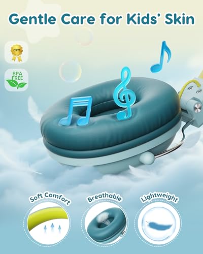 awatrue Kids Headphones, 74/85dB Volume Limiter, 3.5mm Jack Green HK05 - color: Green-Yellow