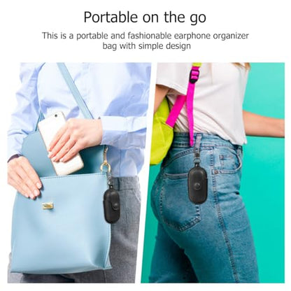 Leather Wireless Earphone Case for Headset, Scratch-Proof Portable Cover