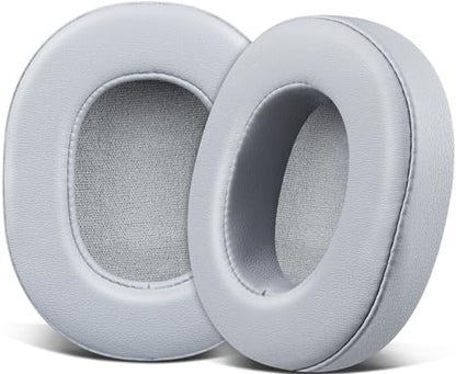 SOULWIT Replacement Earpads for Skullcandy Hesh 3/ANC/Evo & Crusher Wireless/540/ANC/Evo & Venue ANC Over-Ear Headphones, Ear Pads Cushions with Protein Leather, Noise Isolation Foam - Grey - color: Grey