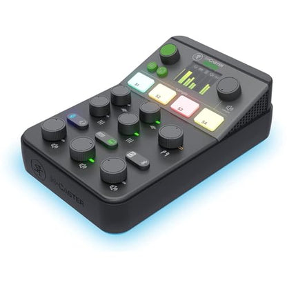 Mackie M-Caster Studio Desktop Live Streaming Mixer - Black - color: Black, style: Live Streaming Mixer