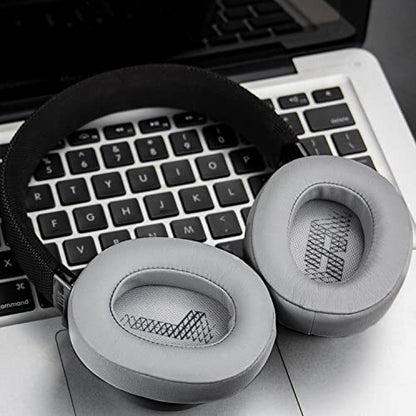SOULWIT Professional Replacement Ear Pads for JBL Live 500BT/Live 500 BT Around-Ear Wireless Headphone, Earpads Cushions with Softer Protein Leather, Noise Isolation Foam - Grey - color: Grey