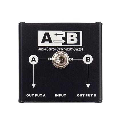 Studio 3.5mm Sound Switcher Passive Multiple Device Compatibility Metal Case Signals Selectors Passive Sound Switching Box