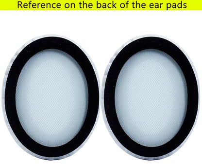 Replacement Ear Pads Compatible with Srhythm Version NC35 Gray | Also suitable for Srhythm Version NC25 Headphones Soft protein leather/memory foam ear pads and earmuffs - color: Gray