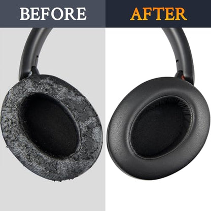SOULWIT Earpads for Sony WH-XB910N (Not Fit WH-H910N) - Black - color: Black