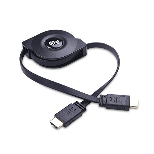 Cable Matters 4K Retractable HDMI Cable, 3.3ft | 4K@60Hz Resolution Support, HDR