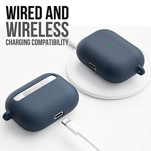 KeyBudz Hybrid Shell Series Compatible with AirPods Pro Case Cover - color: Midnight Blue, size: AirPods Pro 1. Generation