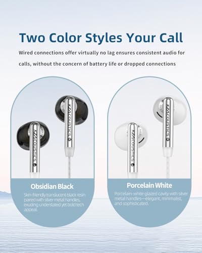 KZ Duet 유선 이어버드, 듀얼 다이나믹 인이어 헤드폰, 마이크 3.5mm 잭 포함 | 소음 차단, 인체 공학적 맞춤형 핏, USB C - 3.5mm 어댑터, 음악, 전화 통화 및 여행용 4EQ 내장 DSP - color: DSP 마이크, style: 화이트