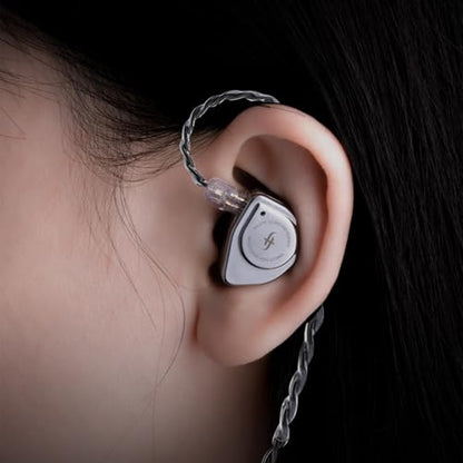 Linsoul SIMGOT EW200 10mm SCP Diaphragm Dynamic Driver IEM in-Ear Earphones | with All Metal Body, Detachable 0.78mm 2pin Silver-Plated OFC Cable for Audiophiles Musicians, Type-C DSP with Mic - style: EW200 DSP